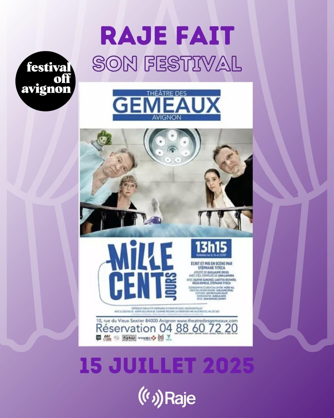 RAJE FAIT SON FESTIVAL JOUR #15 Stéphane TITECA pour MILLE CENT JOURS